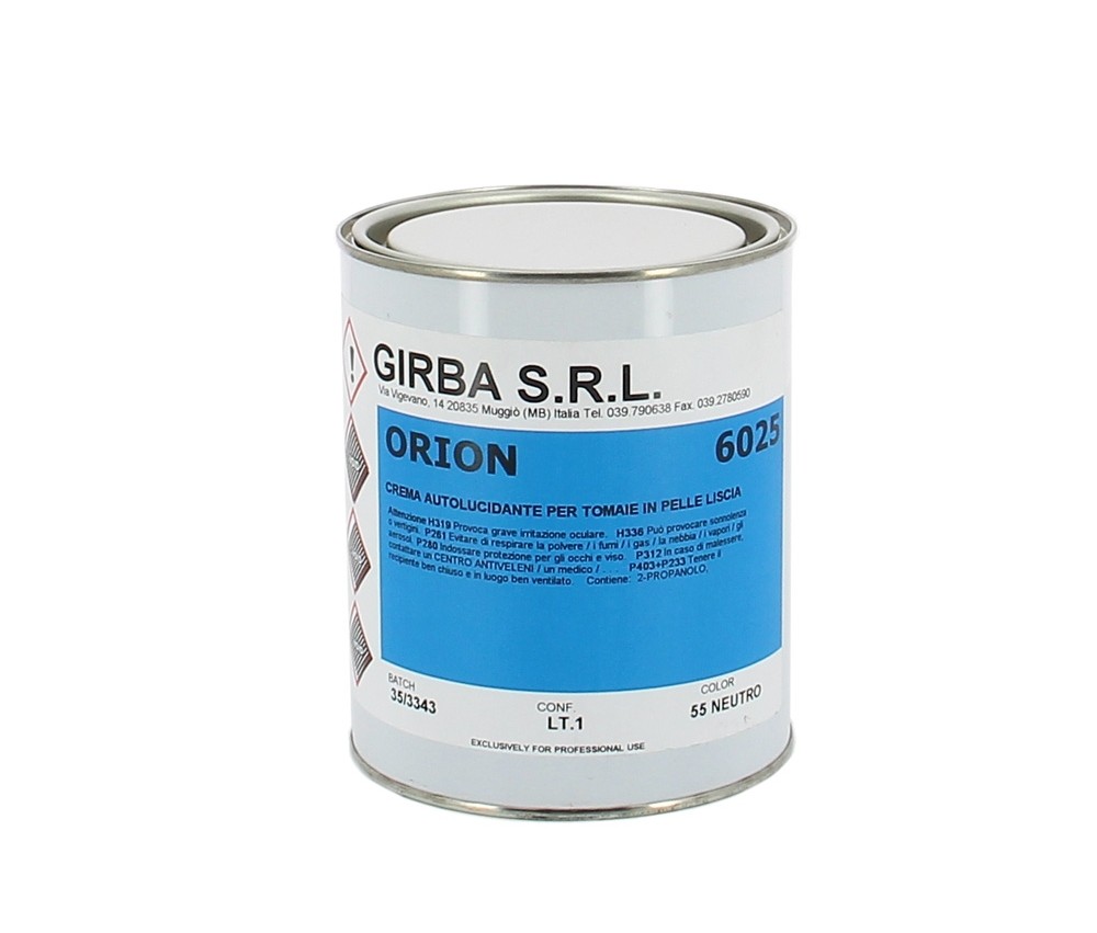 GIRBA-316 Крем-самоблеск для отделки гладкой кожи ,ORION,ж/б,1000 мл.(черный) GIRBA-316 Крем-самоблеск для отделки гладкой кожи ,ORION,ж/б,1000 мл.(черный)